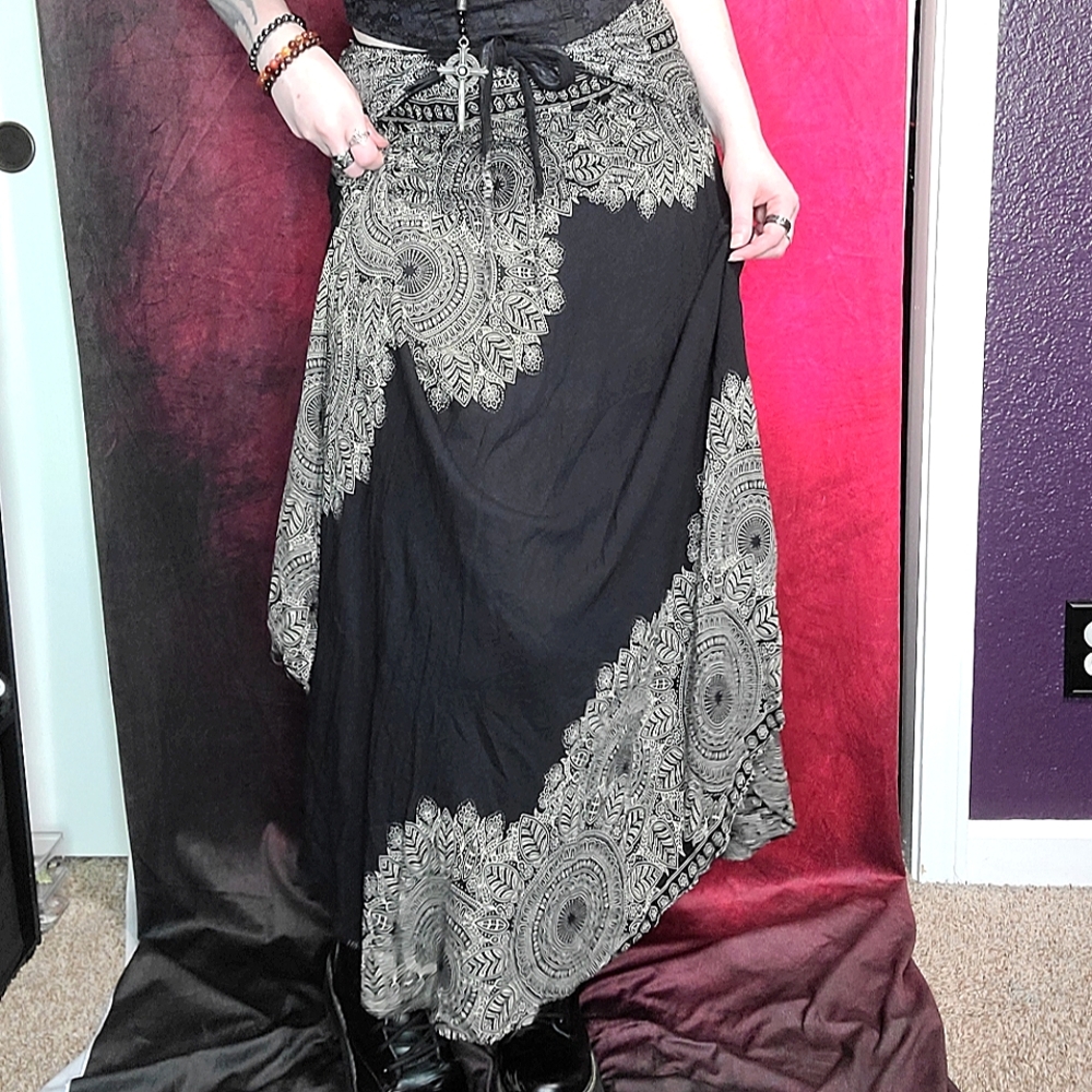 Witchy Boho Maxi Skirt